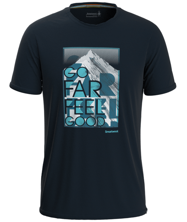 Smartwool Men's Merino Sport Go Far, Feel Good Summit Short Sleeve Graphic Tee