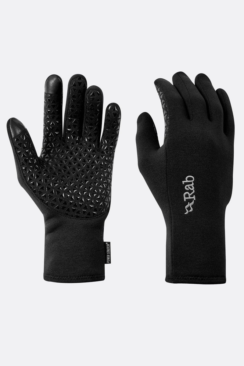 Rab Men's Power Stretch Contact Grip Gloves - Ascent Outdoors LLC